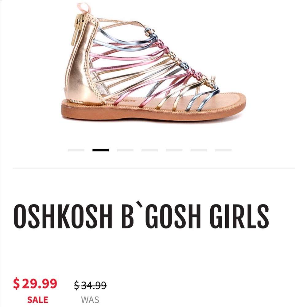 Oshkosh Kids Multi Gladiator Sandal👧🏻